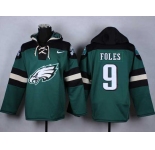nike nfl jerseys philadelphia eagles #9 foles black-green-1[pullover hooded sweatshirt]