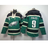 nike nfl jerseys philadelphia eagles #9 foles black-green[pullover hooded sweatshirt]