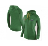 Women Nike Philadelphia Eagles Full-Zip Performance Hoodie Green