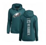 Women's Nike Philadelphia Eagles #29 Avonte Maddox Green Backer Pullover Hoodie