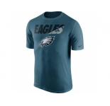 Men's Philadelphia Eagles Nike Midnight Green Legend Staff Practice Performance T-Shirt