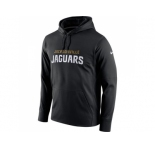 Men Jacksonville Jaguars Nike Black Circuit Wordmark Essential Performance Pullover Hoodie