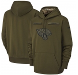 NFL Men's Jacksonville Jaguars Nike Olive Salute to Service Pullover Hoodie