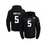 Nike Jacksonville Jaguars #5 Blake Bortles Black Name & Number Pullover NFL Hoodie