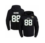 Nike Jacksonville Jaguars #88 Allen Hurns Black Name & Number Pullover NFL Hoodie