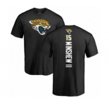 Football Jacksonville Jaguars #15 Gardner Minshew II Black Backer T-Shirt