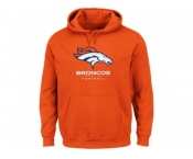 Denver Broncos Orange Critical Victory Pullover Hoodie
