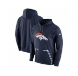 Men Denver Broncos Nike Navy Champ Drive Vapor Speed Pullover Hoodie