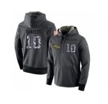 NFL Men's Nike Denver Broncos #10 Emmanuel Sanders Stitched Black Anthracite Salute to Service Player Performance Hoodie