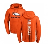 NFL Nike Denver Broncos #30 Phillip Lindsay Orange Backer Pullover Hoodie