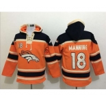nike nfl jerseys denver broncos #18 peyton manning black-orange[pullover hooded sweatshirt]