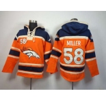 nike nfl jerseys denver broncos #58 miller blue-orange[pullover hooded sweatshirt]
