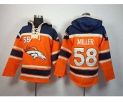 nike nfl jerseys denver broncos #58 miller blue-orange[pullover hooded sweatshirt]