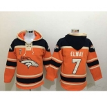 nike nfl jerseys denver broncos #7 elway black-orange[pullover hooded sweatshirt]
