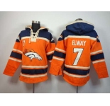 nike nfl jerseys denver broncos #7 john elway blue-orange[pullover hooded sweatshirt]
