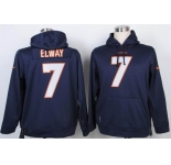 nike nfl jerseys denver broncos #7 john elway blue[pullover hooded sweatshirt]