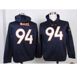 nike nfl jerseys denver broncos #94 ware blue[pullover hooded sweatshirt]