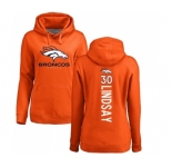 NFL Women's Nike Denver Broncos #30 Phillip Lindsay Orange Backer Pullover Hoodie