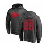 Football Kansas City Chiefs #20 Morris Claiborne Ash One Color Pullover Hoodie
