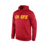 Kansas City Chiefs Nike Red KO Wordmark Performance Hoodie