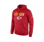 Kansas City Chiefs Nike Red Kick Off Staff Performance Pullover Hoodie
