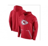 Men Kansas City Chiefs Nike Red Champ Drive Vapor Speed Pullover Hoodie