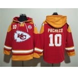 Men's Kansas City Chiefs #10 Isiah Pacheco Red Ageless Must-Have Lace-Up Pullover Hoodie