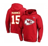Men's Kansas City Chiefs #15 Patrick Mahomes Red Super Bowl LVII Big & Tall Name & Number Pullover Hoodie