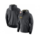 Men's Kansas City Chiefs Nike Anthracite Salute to Service Player Performance Hoodie