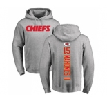 NFL Nike Kansas City Chiefs #15 Patrick Mahomes II Ash Backer Pullover Hoodie