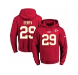 Nike Kansas City Chiefs #29 Eric Berry Red Name & Number Pullover NFL Hoodie
