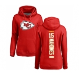 NFL Women's Nike Kansas City Chiefs #15 Patrick Mahomes II Red Backer Pullover Hoodie