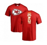 Football Kansas City Chiefs #25 LeSean McCoy Red Backer T-Shirt