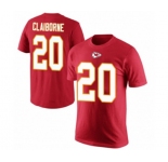 Football Men's Kansas City Chiefs #20 Morris Claiborne Red Rush Pride Name & Number T-Shirt