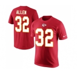 Football Men's Kansas City Chiefs #32 Marcus Allen Red Rush Pride Name & Number T-Shirt
