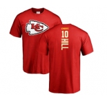 NFL Nike Kansas City Chiefs #10 Tyreek Hill Red Backer T-Shirt