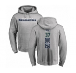Football Seattle Seahawks #37 Quandre Diggs Ash Backer Pullover Hoodie