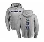Football Seattle Seahawks #57 Cody Barton Ash Backer Pullover Hoodie
