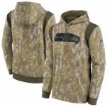 Men's Seattle Seahawks Nike Camo 2021 Salute To Service Therma Performance Pullover Hoodie