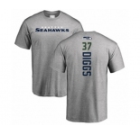 Football Seattle Seahawks #37 Quandre Diggs Ash Backer T-Shirt