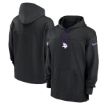 Men's Minnesota Vikings Black Performance Pullover Hoodie