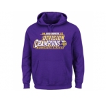 Men's Minnesota Vikings Majestic Purple 2015 NFC North Division Champions Pullover Hoodie