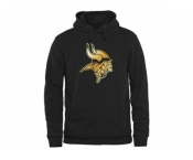 Men's Minnesota Vikings Pro Line Black Gold Collection Pullover Hoodie
