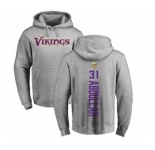 NFL Nike Minnesota Vikings #31 Ameer Abdullah Ash Backer Pullover Hoodie