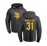 NFL Nike Minnesota Vikings #31 Ameer Abdullah Ash One Color Pullover Hoodie