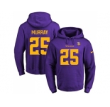 Nike Minnesota Vikings #25 Latavius Murray Purple(Gold No.) Name & Number Pullover NFL Hoodie