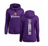 NFL Women's Nike Minnesota Vikings #31 Ameer Abdullah Purple Backer Pullover Hoodie