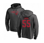 Football New England Patriots #55 John Simon Ash One Color Pullover Hoodie