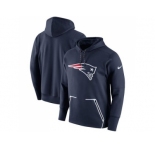 Men New England Patriots Nike Navy Champ Drive Vapor Speed Performance Pullover Hoodie