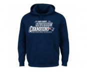 Men's New England Patriots Majestic Navy 2015 AFC East Division Champions Pullover Hoodie